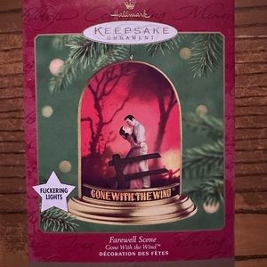 Hallmark keepsake, ornament, gone with the wind farewell scene